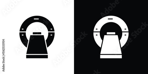 Tomography icon symbol. simple design editable.