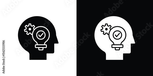 Understand icon symbol. simple design editable.