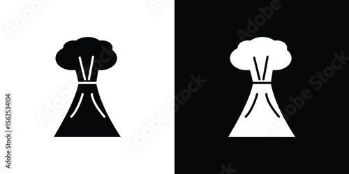Volcano icon vector, Symbol, logo illustrations