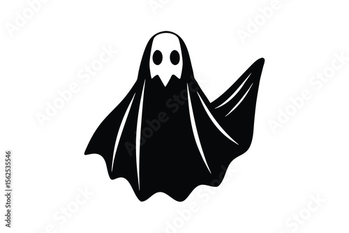 sheet ghost vector illustration 