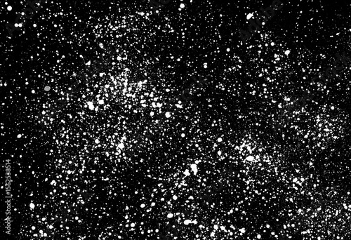 White on black drip texture