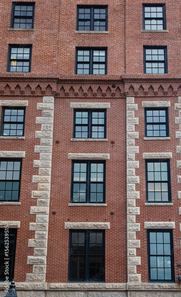Fototapeta premium Old Brick Building in Portland Maine