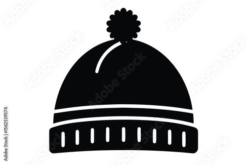  silhouette winter hat