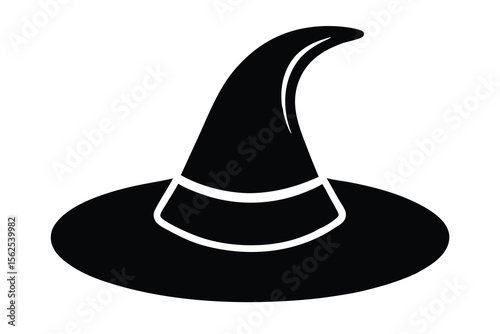 black hat isolated on white