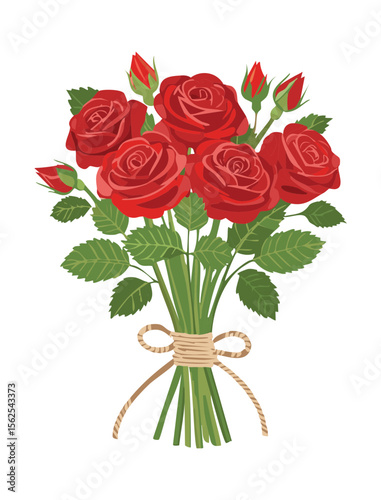 Passionate Red Rose Flower Bouquet