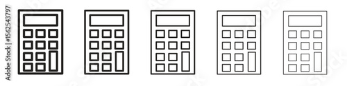 Calculator icon vector, Symbol, logo illustrations