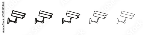 CCTV icon vector, Symbol, logo illustrations
