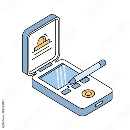 Smart pill box with medication reminder and screen.