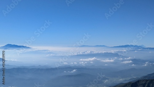 雲の上の富士山