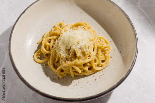 pasta with parmesan