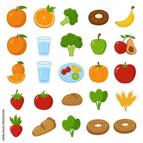 Healthy Food Choices for a Balanced Diet Exploring Fruits Vegetables Grains and Dairy Options for Optimal Nutrition