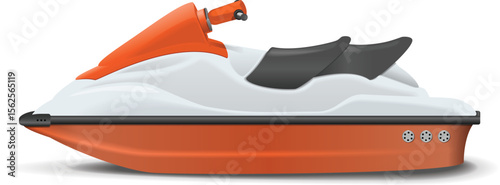 Jet Ski – Personal Watercraft Vector Illustration