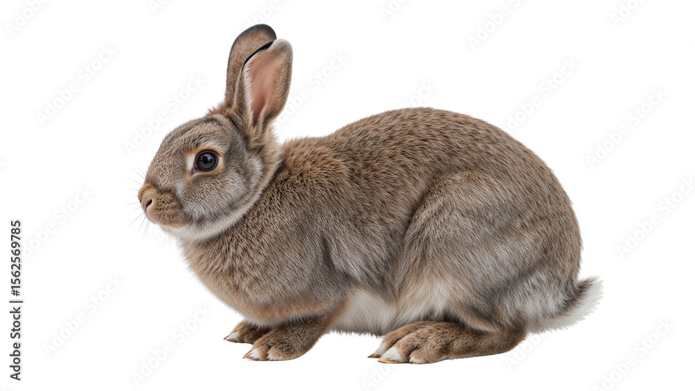 Fototapeta premium rabbit Isolated on Transparent Background PNG