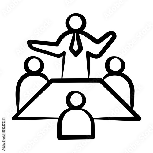 Supervisor Meeting Icon