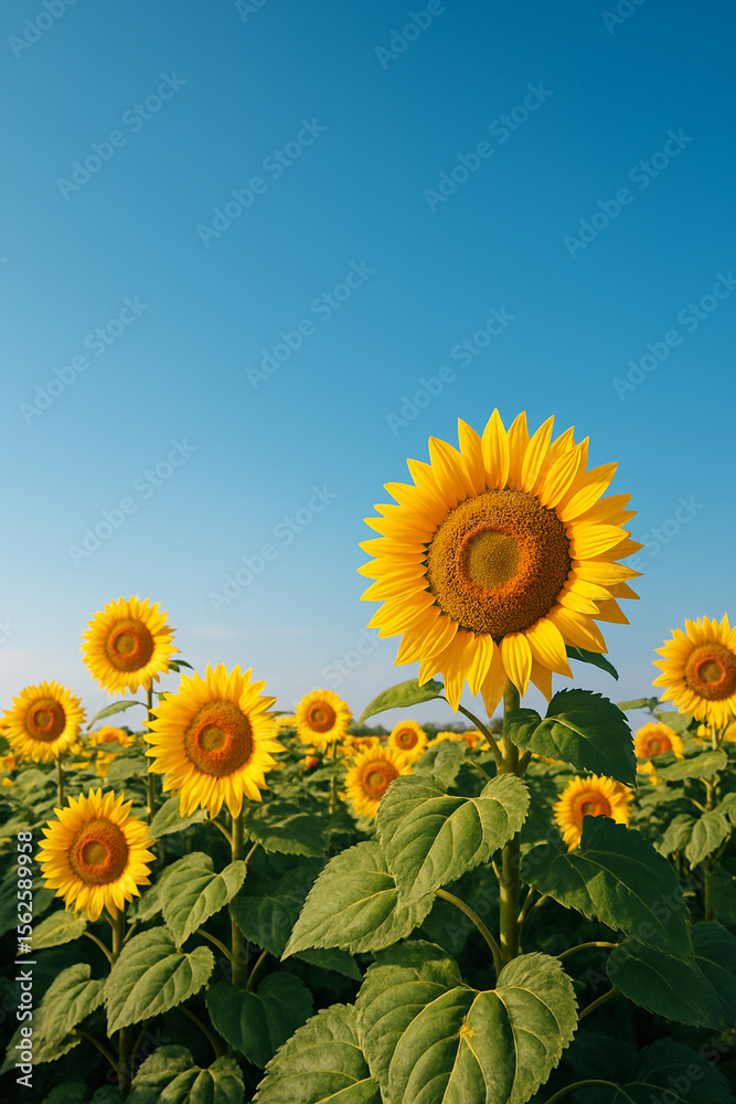 Obraz premium sunflower in the field