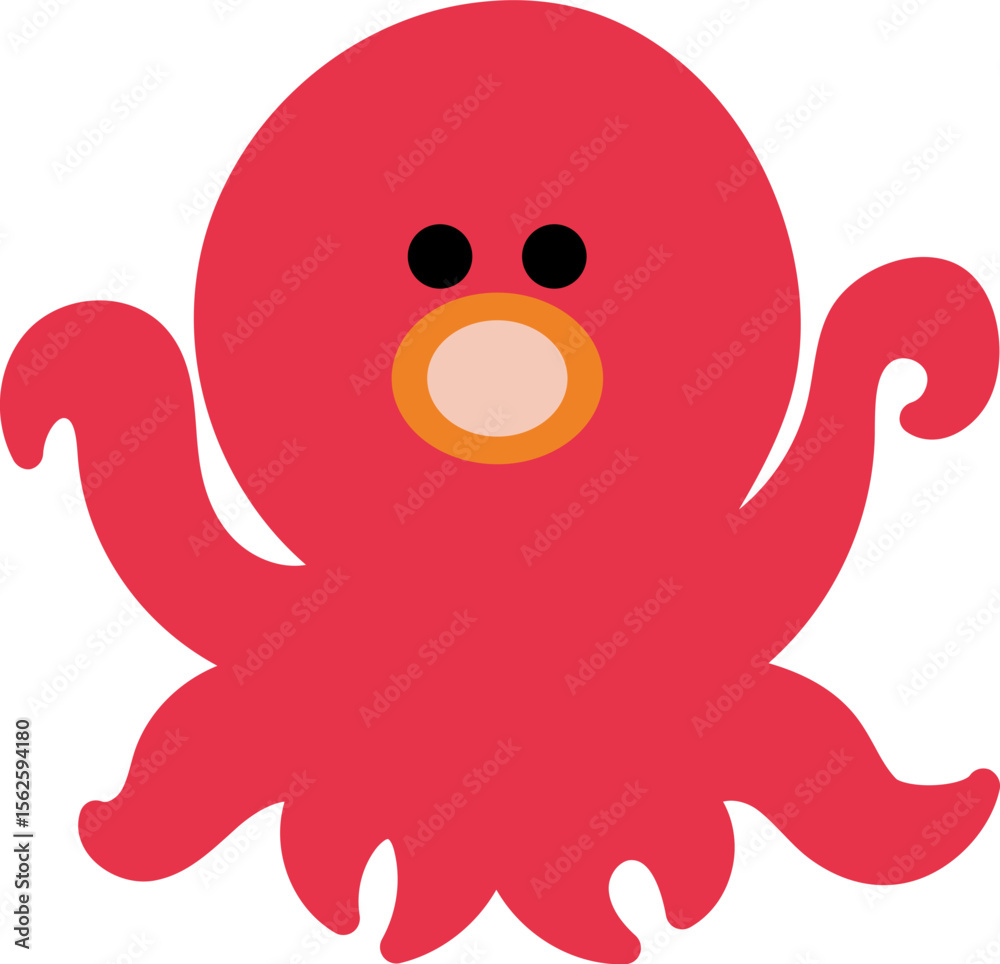Obraz premium 문어일러스트