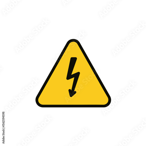Warning symbol: High Voltage Electrical Hazard. 