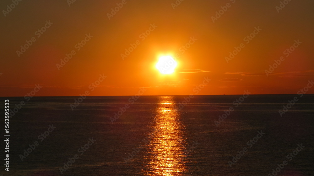 Fototapeta premium Sunset over the Black sea