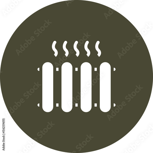 Radiator Vector Icon Design