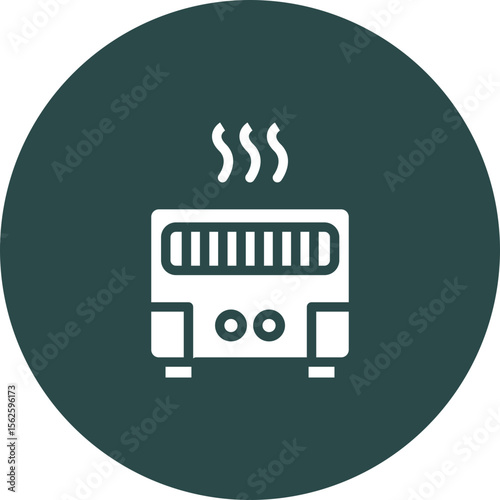 Convection Heater Vector Icon Design