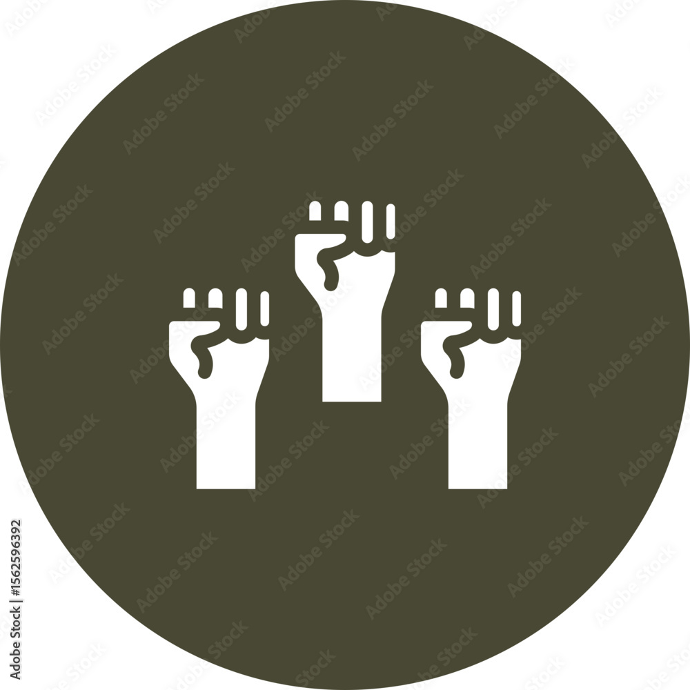 Obraz premium Black Lives Matter Vector Icon Design