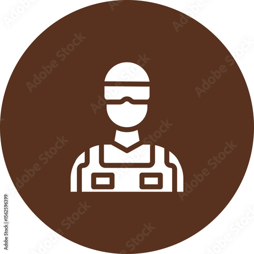 Riot Police Vector Icon Design