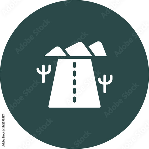 Road Vector Icon Design