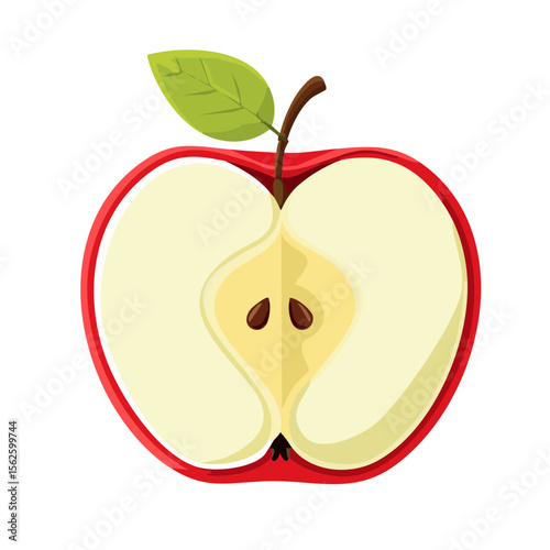 Slice of Apple Fruit Food I...