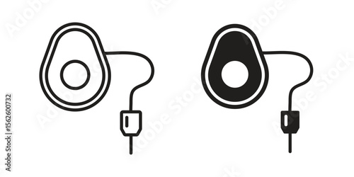 Anesthesia icon vector collection. vector stock symbol illustrations