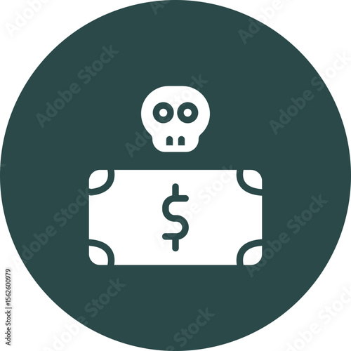 Extortion Vector Icon Design