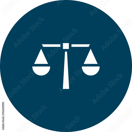Law Vector Icon Design