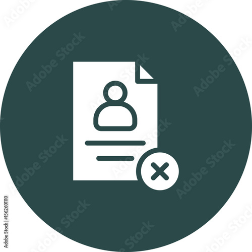 Blaklist Vector Icon Design