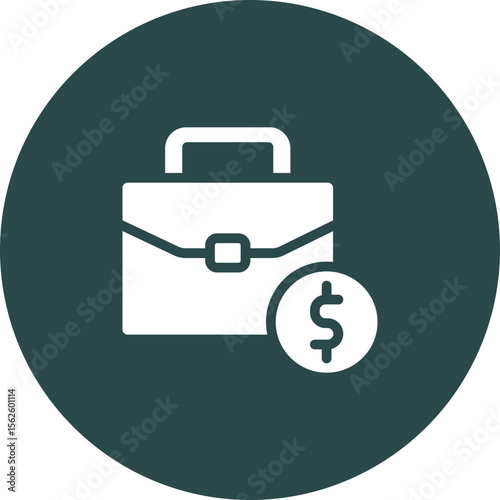 Briefcase Vector Icon Design