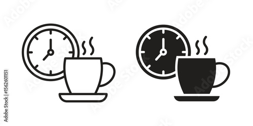 Break icon vector collection. vector stock symbol illustrations