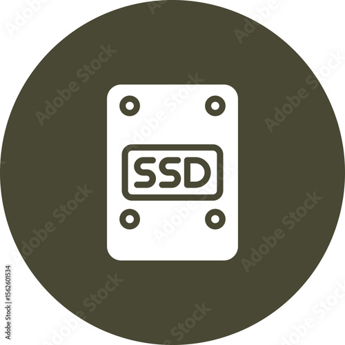 SSD Vector Icon Design