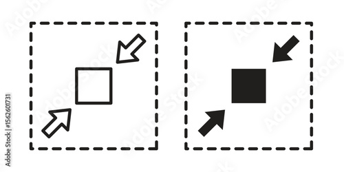 Compact size icon vector collection. vector stock symbol illustrations