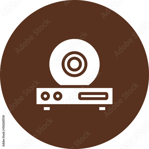 Cd Rom Vector Icon Design