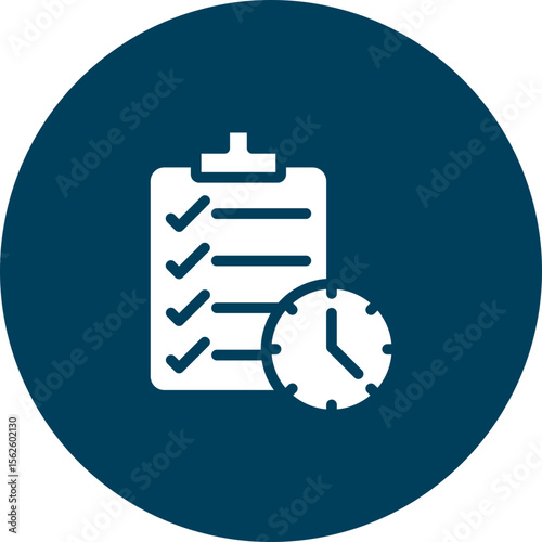 Planing Vector Icon Design