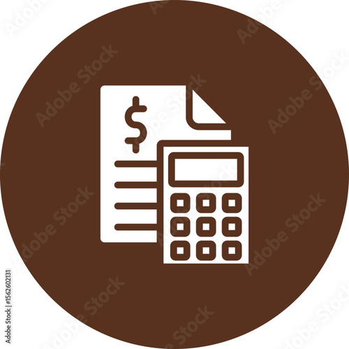 Budget Vector Icon Design