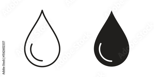 Drop icon vector collection. vector stock symbol illustrations