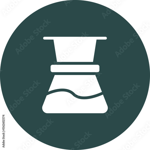 Coffee Filter Vector Icon Design