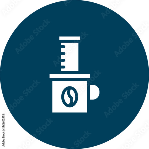 Aeropress Vector Icon Design