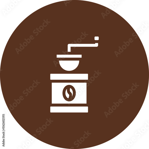 Coffee Grinder Vector Icon Design