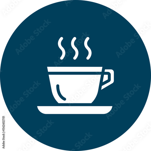 Coffee Cup Vector Icon Design
