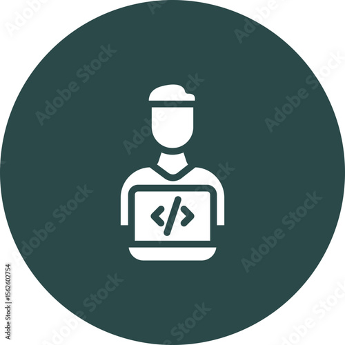 Programmer Vector Icon Design