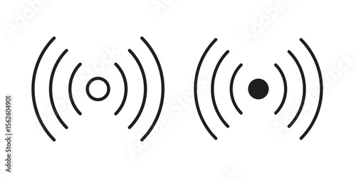 Sensor icon vector collection. vector stock symbol illustrations