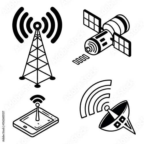 Global Communication Satellite, Cellular, and Wireless Networks