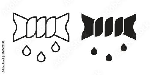 Squeeze icon vector collection. vector stock symbol illustrations