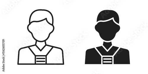 Tourist Guide icon vector collection. vector stock symbol illustrations