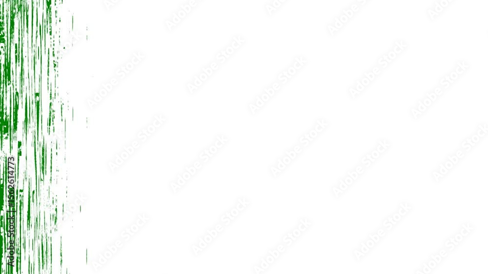 A green background with white border and an image of the flag nigeria black irish photo man in suit frame paint brush stroke on green screen animated chromakey background illustration
